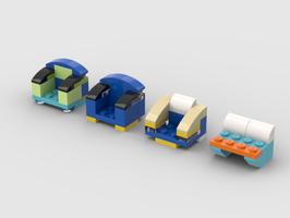 Набор LEGO arm chairs