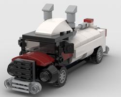 Набор LEGO MOC-34698 31091 - Tank Truck with spreading arm