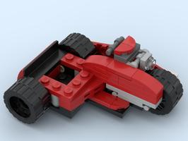 Набор LEGO MOC-34822 31100 Motorcycle with sidecar