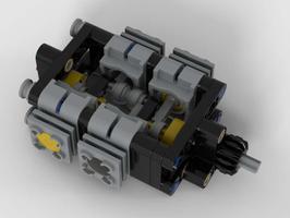 Набор LEGO MOC-34929 Piston Engine Boxer Four