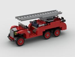 Набор LEGO MOC-35238 Large Vintage Fire Truck