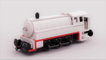 Набор LEGO Cute white steamlocomotive