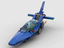 Набор LEGO MOC-35854 60208 - Speed Record Jet Car