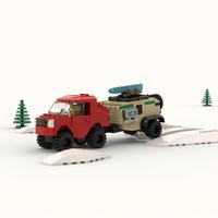 Набор LEGO MOC-35950 Little Overland Truck & Trailer