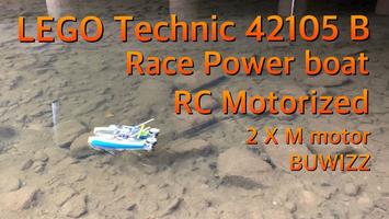 Набор LEGO MOC-36183 LEGO Technic 42105 B Race Power Boat RC motorized