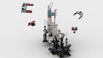 Набор LEGO MOC-37088 31091 Micro SciFi City