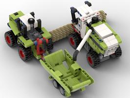 Набор LEGO MOC-37854 Claas Harvester Convoy