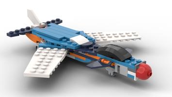 Набор LEGO 31099 Set Alternative Forward swept wings jet
