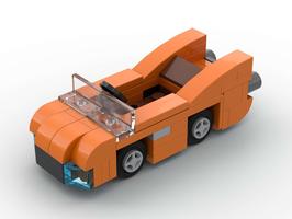 Набор LEGO MOC-38629 Orange Sports Car
