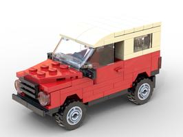 Набор LEGO MOC - Land Rover Defender - Stability tweaked - Red