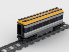 Набор LEGO MOC-38817 60197 Long Passenger Carriage