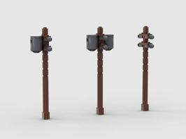 Набор LEGO Poteau electrique  Electricity pole 3 types