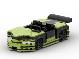 Набор LEGO MOC-39363 Green drift car