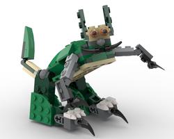 Набор LEGO MOC-39607 31058 - Moustached Cat