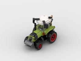 Набор LEGO MOC-39953 Modern Lime Green Farm tractor MOC inspired by Claas By TheVeteran
