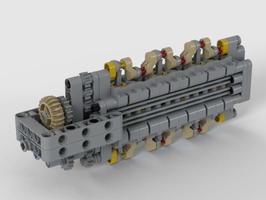 Набор LEGO MOC-40252 Opposed-Piston Engine
