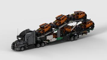 Набор LEGO MOC-40442 Semi Transporter
