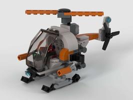 Набор LEGO MOC-40592 Attack Helicopter