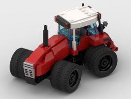 Набор LEGO MOC-40880 Farm Tractors MOCs Series - Classic 2+2 Tractor inspired by IH 3588 "Anteater"