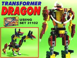 Набор LEGO Transformer 2-headed Dragon from Creator 31102: Fire Dragon