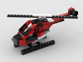 Набор LEGO MOC-41740 31100 - Helicopter (minifig scale)
