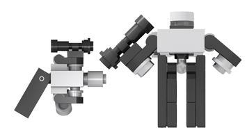 Набор LEGO MOC-41877 Transformer Mini G1 Megatron