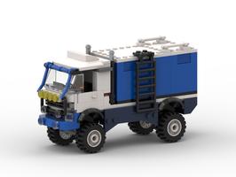 Набор LEGO MOC-42066 Dakar Race Truck Inspired by Dakar Man Race Truck n°512 - by TheVeteran