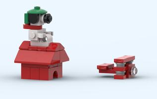 Набор LEGO MOC-42174 Red Baron vs Snoopy Dog