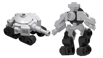 Набор LEGO MOC-42464 Transformer Movie ROTF Mini G1 Megatro