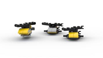 Набор LEGO MOC-42709 31014 Three Helicopters