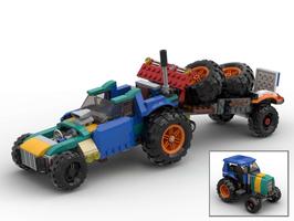 Набор LEGO Hot rod with trailer