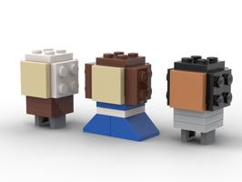 Набор LEGO Mini Brickheadz - Famous People From History