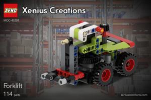 Набор LEGO MOC-43201 42102 - Forklift