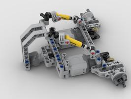 Набор LEGO MOC-43413 Baja Buggy rear Axle - with 2 L motors