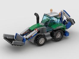 Набор LEGO MOC-43629 60223 - Backhoe Loader
