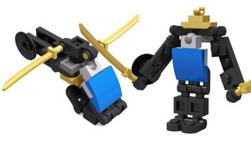 Набор LEGO MOC-43971 Transformer Mini Drift Age of Extinction
