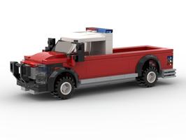 Набор LEGO MOC-44098 Fire Department Utility Truck