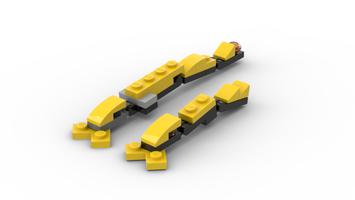 Набор LEGO MOC-44121 31014 Two snakes