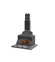 Набор LEGO MOC-44519 Big old-fashioned fireplace