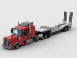 Набор LEGO MOC-44560 Semi Truck (City scale)