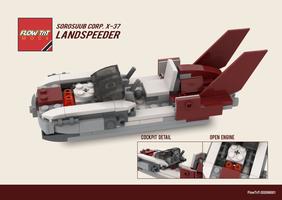 Набор LEGO MOC-44625 X-37 Land Speeder