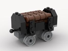 Набор LEGO MOC-44717 Wood transport waggon