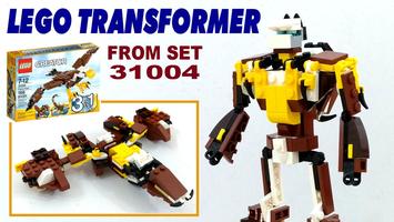 Набор LEGO Transformer using Creator Set 31004: Furious Flyer