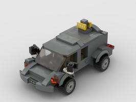 Набор LEGO MOC-45502 Lego dark grey taxi