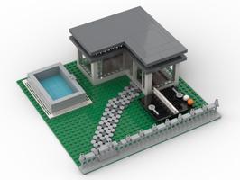 Набор LEGO MOC-46285 Summer House with Pool