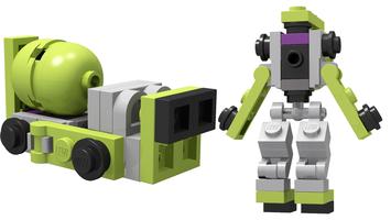 Набор LEGO MOC-46450 Transformer G1 Mini Constructions Mixmaster