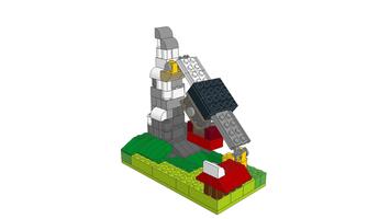 Набор LEGO MOC-46954 11005 Mountain Aerial Tramway