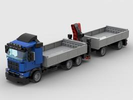 Набор LEGO MOC-47185 Self Loading Truck with Trailer