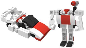 Набор LEGO Transformer G1 Red Alert Instruction Mini Mecha