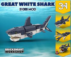 Набор LEGO MOC-47880 Great White Shark 31088 Mod
